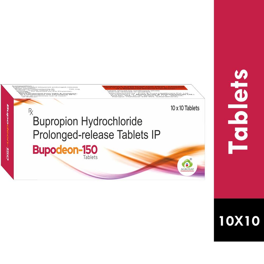 BUPODEON 150 TABLET - BUPROPION HYDROCHLORIDE PROLONGED-RELEASE 150MG TABLET