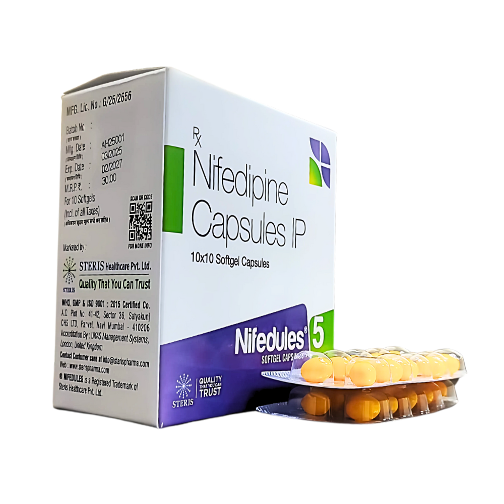 Nifedipine 5mg - Drug Type: General Medicines
