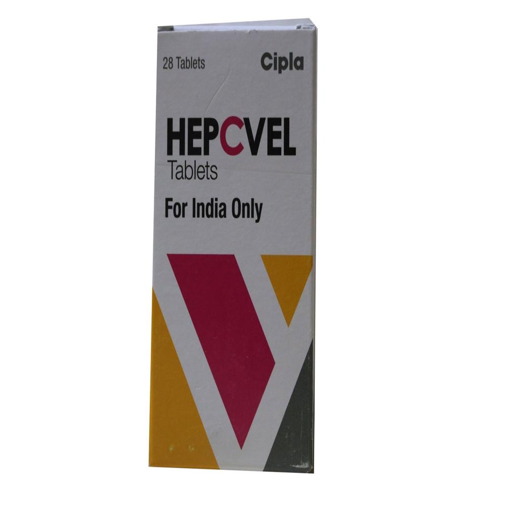 Hepcvel  Sofosbuvir 400mg &Velpatasvir 100mg Tablet