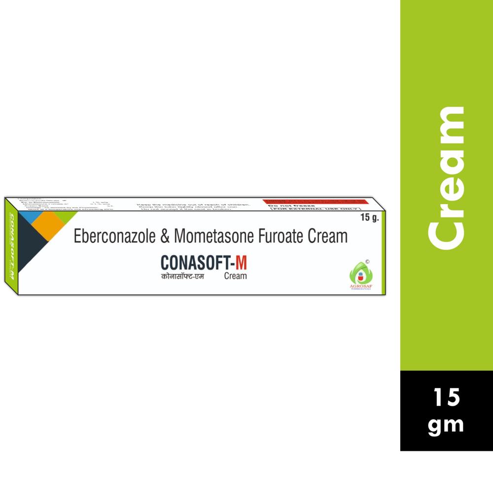CONASOFT-M CREAM - Eberconazole(1% W/w) & Mometasone Furoate(0.1% W/w) Cream