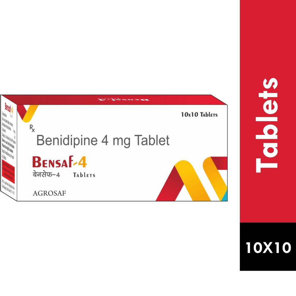 BENSAF 4 TABLET - Benidipine 4 mg
