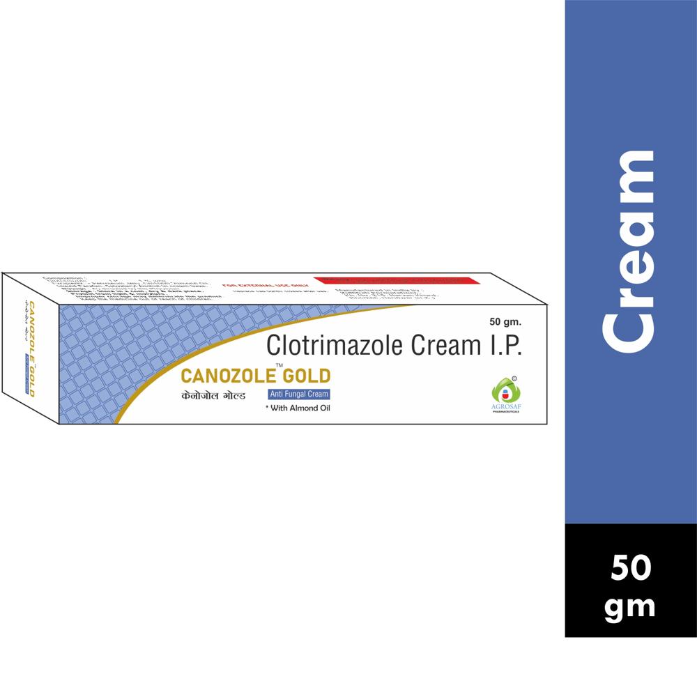 CANOZOLE GOLD CREAM - Clotrimazole (1% w/v) with Almond Oil
