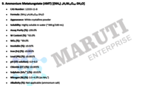 Ammonium Metatungstate (AMT)