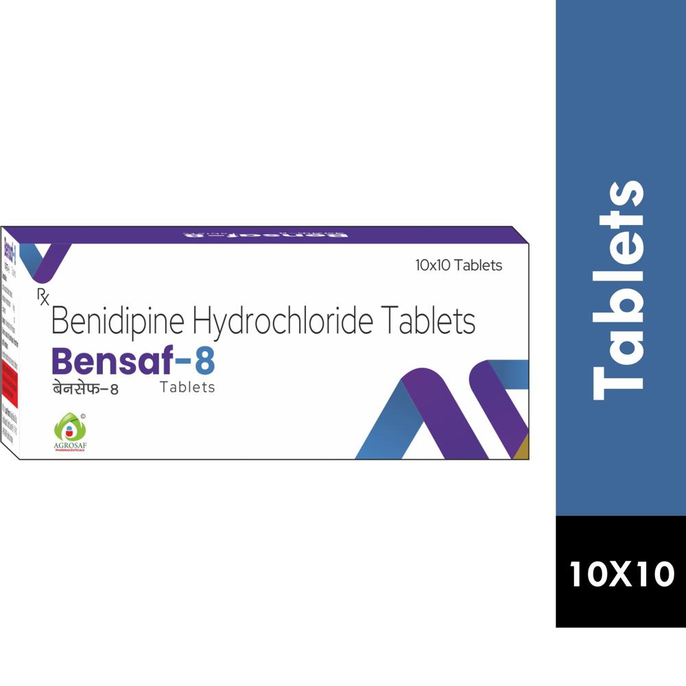 BENSAF 8 TABLET - Benidipine 8 mg