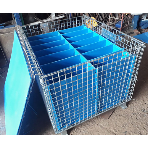 Wire Mesh Containers With PP Sheet Box