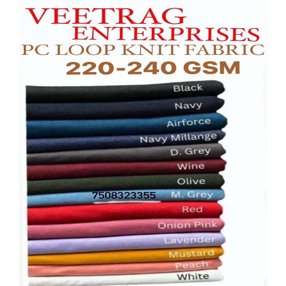 Loop Knitted Fabric - Application: Apparel