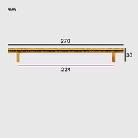 Ether Knurled Cabinet Handle | Kitchen Cabinet Handle | Drawer Handle | Wardrobe Handle