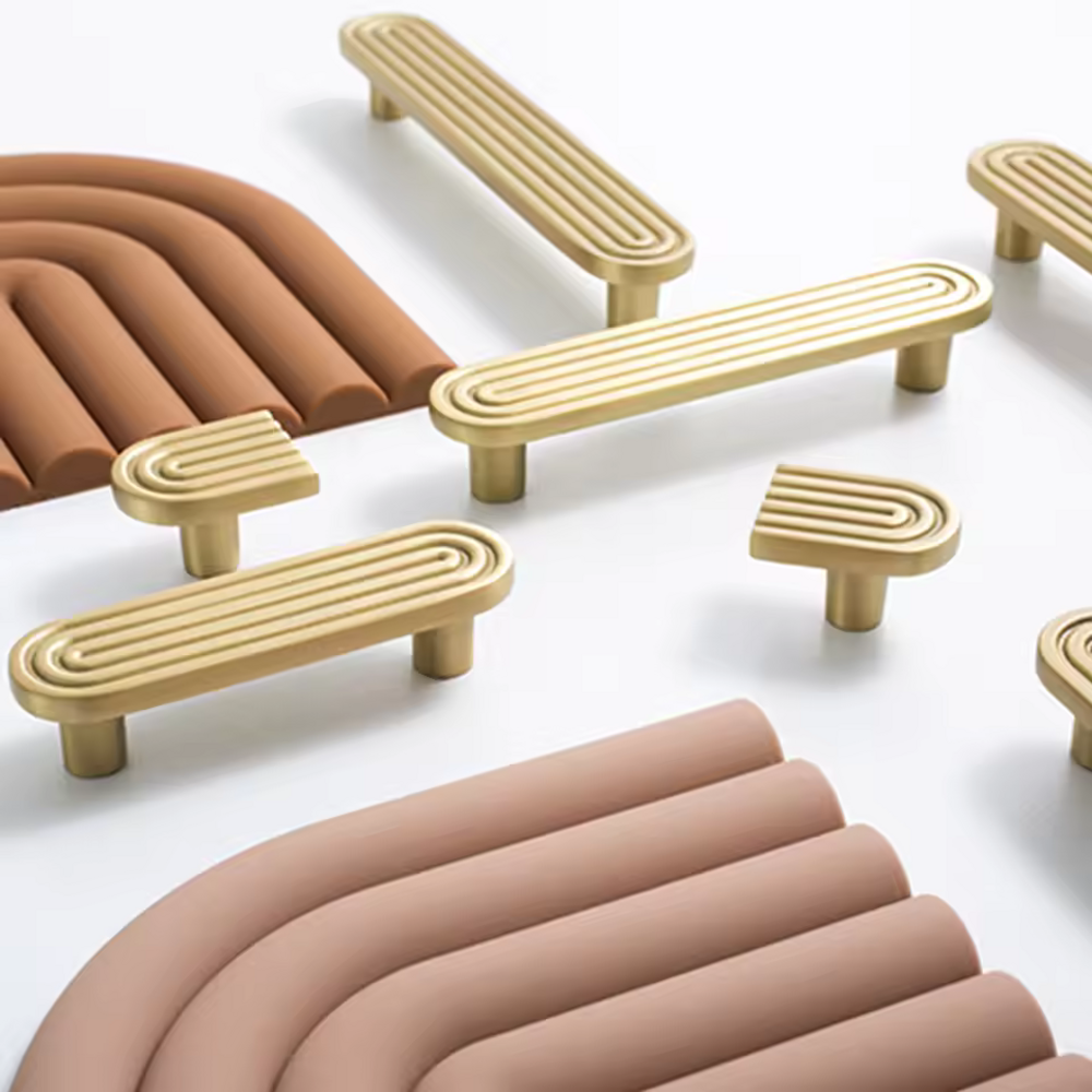 Plasma Line Pattern Cabinet Handle | Drawer Handle | Wardrobe Handle | Modern Dresser Handle | Cupboard Handle | Luxurious Handle