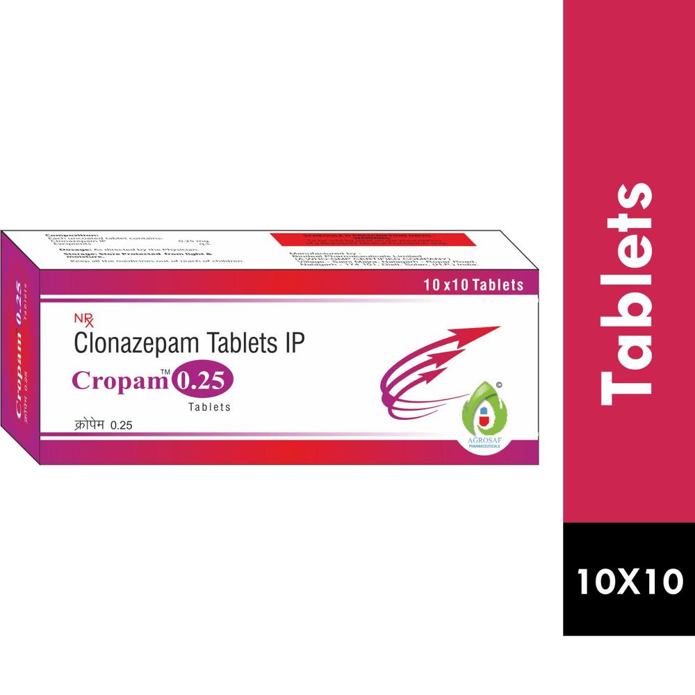 CROPAM 0.25MG TABLET