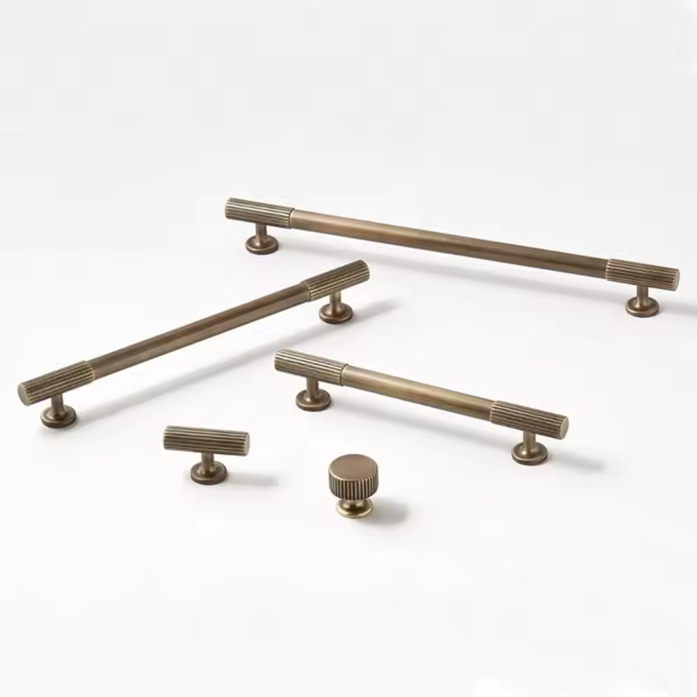 Galactic Stripe Cabinet Handle | Drawer Handle | Wardrobe Handle | Dresser Handle | Cupboard Handle | Closet Handle | Kitchen Handle | Nordic Handle - Color: Matte Gold