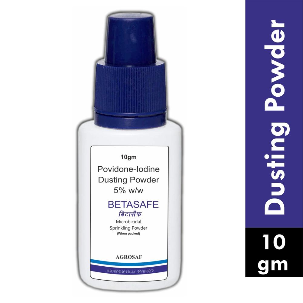 BETASAFE DUSTING POWDER - Povidone Iodine (5%)