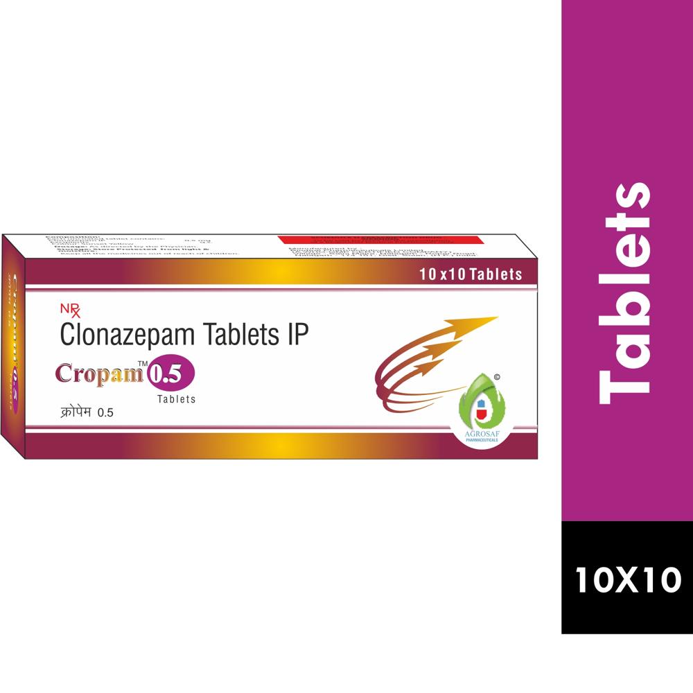 CROPAM 0.5MG TABLET - CLONAZEPAM 0.5MG