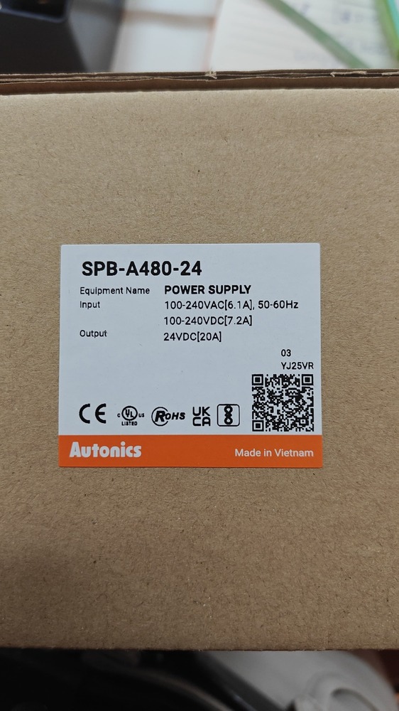 AUTONICS POWER SUPPLY 24VDC, SPB-A480-24