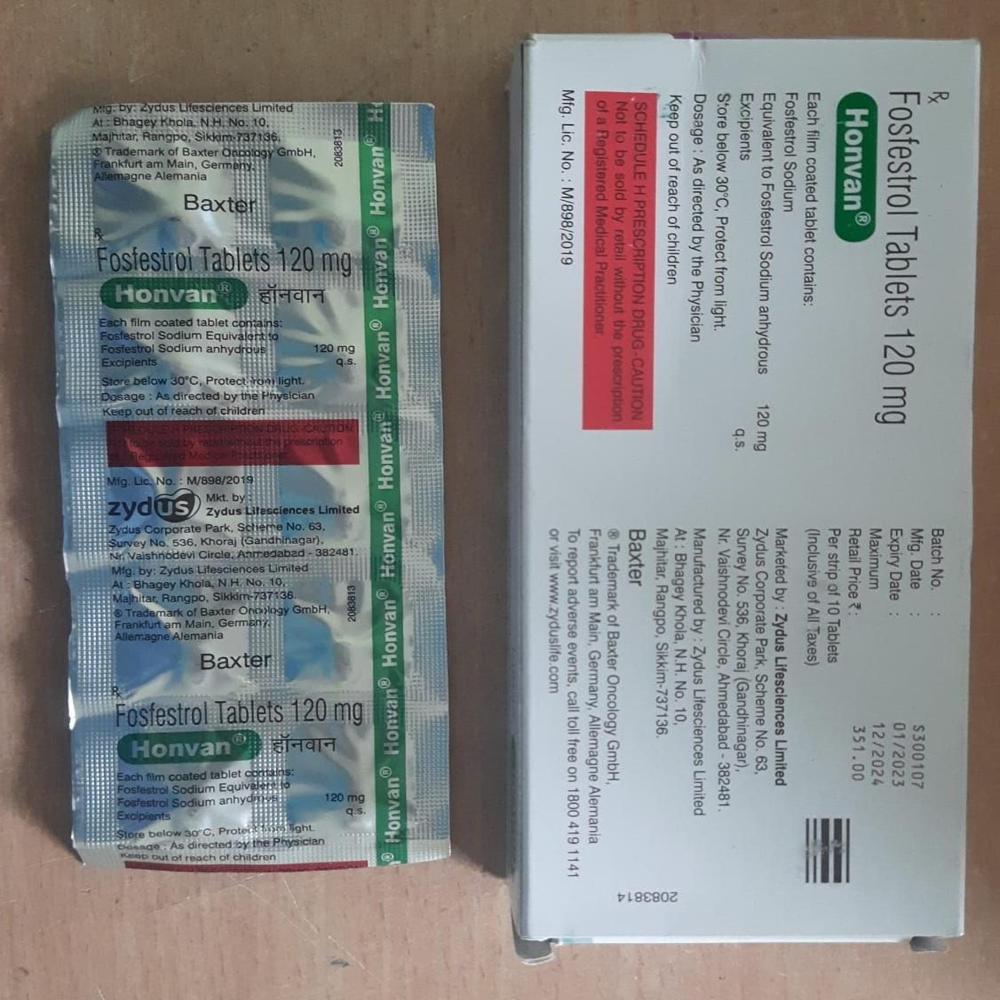 Honvan  Fosfestrol Tablet 120 Mg - Origin: India