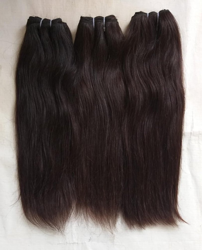 Raw Virgin 100% Natural Straight Human Hair Best Quality Hair For manufacturer Packaging Size: Available 8-40 Inch