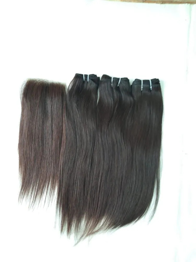 Raw Virgin 100% Natural Straight Human Hair, Best Quality Hair, For manufacturer, Packaging Size: Available 8-40 Inch