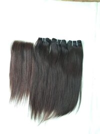 Raw Virgin 100% Natural Straight Human Hair, Best Quality Hair, For manufacturer, Packaging Size: Available 8-40 Inch