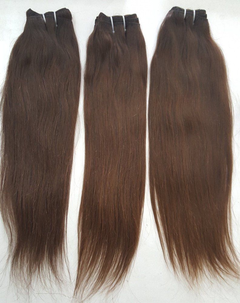 Raw Virgin 100% Natural Straight Human Hair, Best Quality Hair, For manufacturer, Packaging Size: Available 8-40 Inch