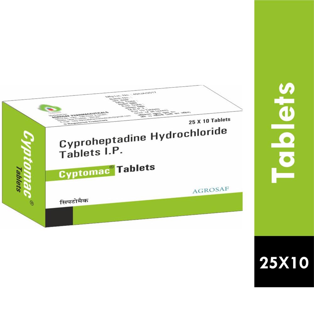 CYPTOMAC TABLET - Cyproheptadine (4mg)