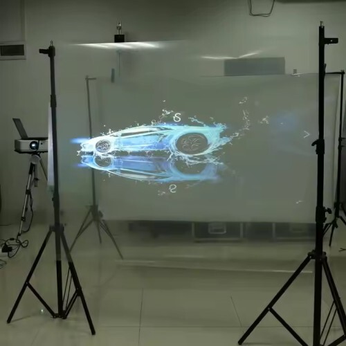 Rear Projection Transparent Holographic Film