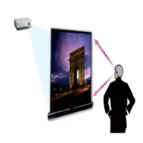 Rear Projection Transparent Holographic Film