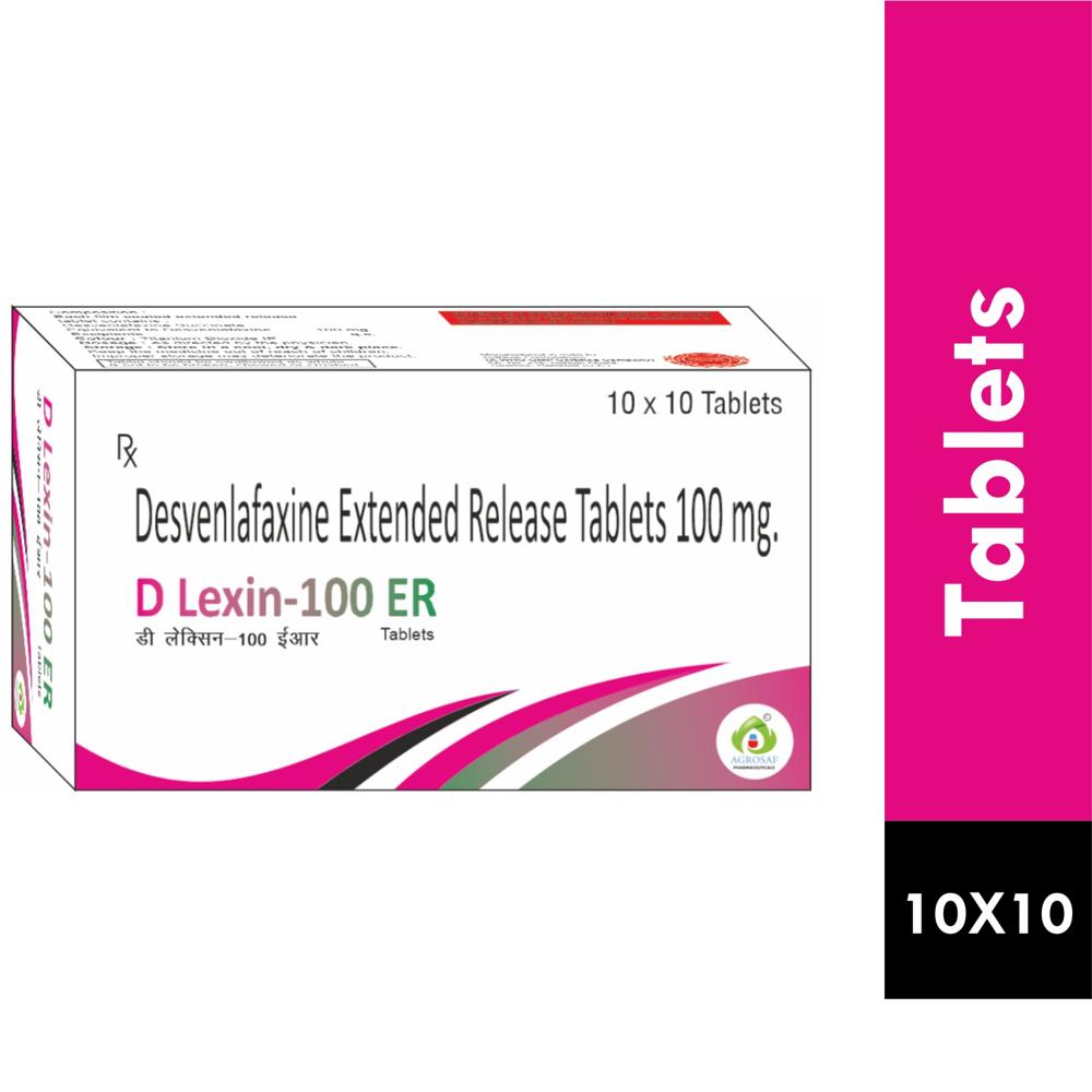 D LEXIN 100 ER TABLET - Desvenlafaxine EXTENDED RELEASE(100mg)