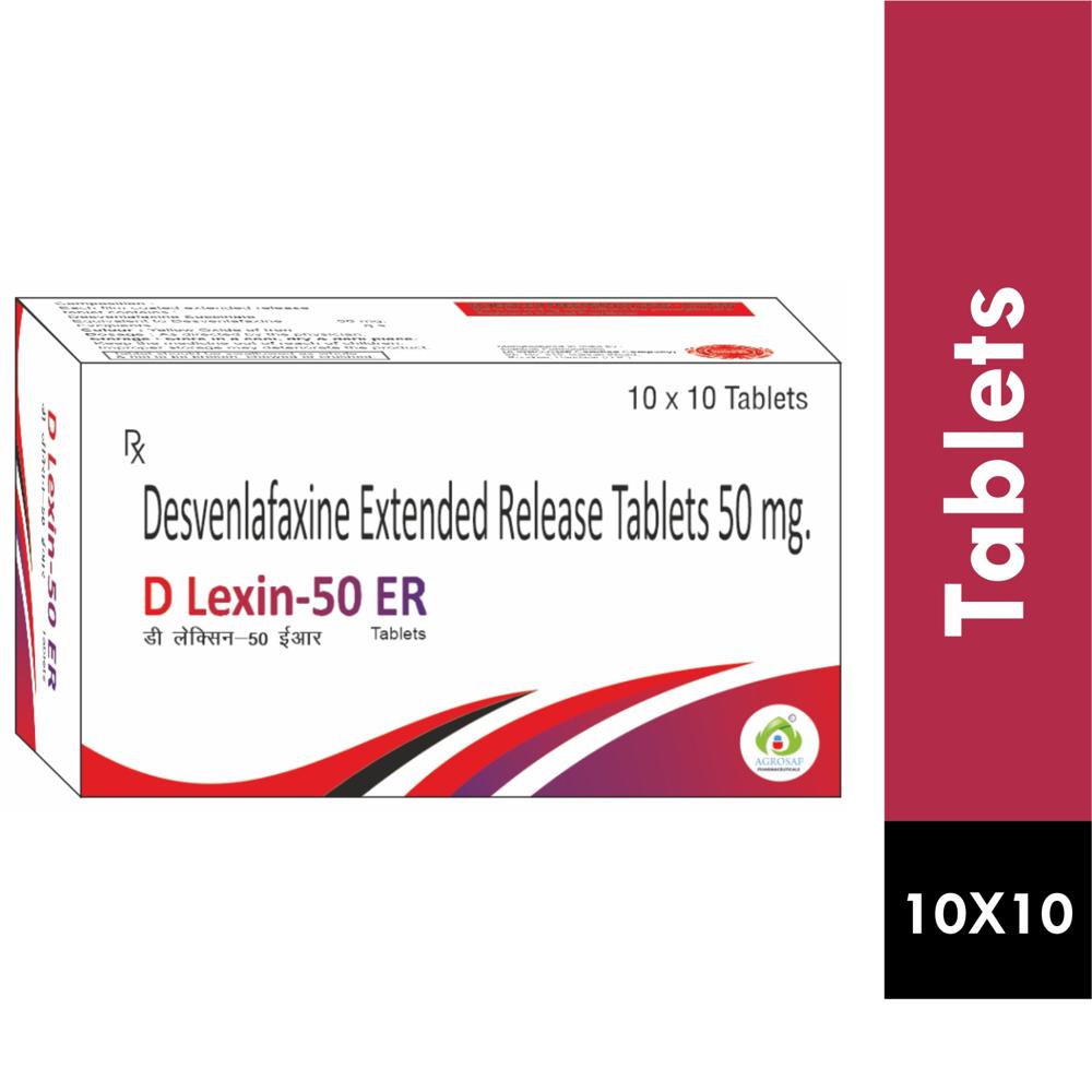 D LEXIN 50 ER TABLET -Desvenlafaxine EXTENDED RELEASE(50mg)