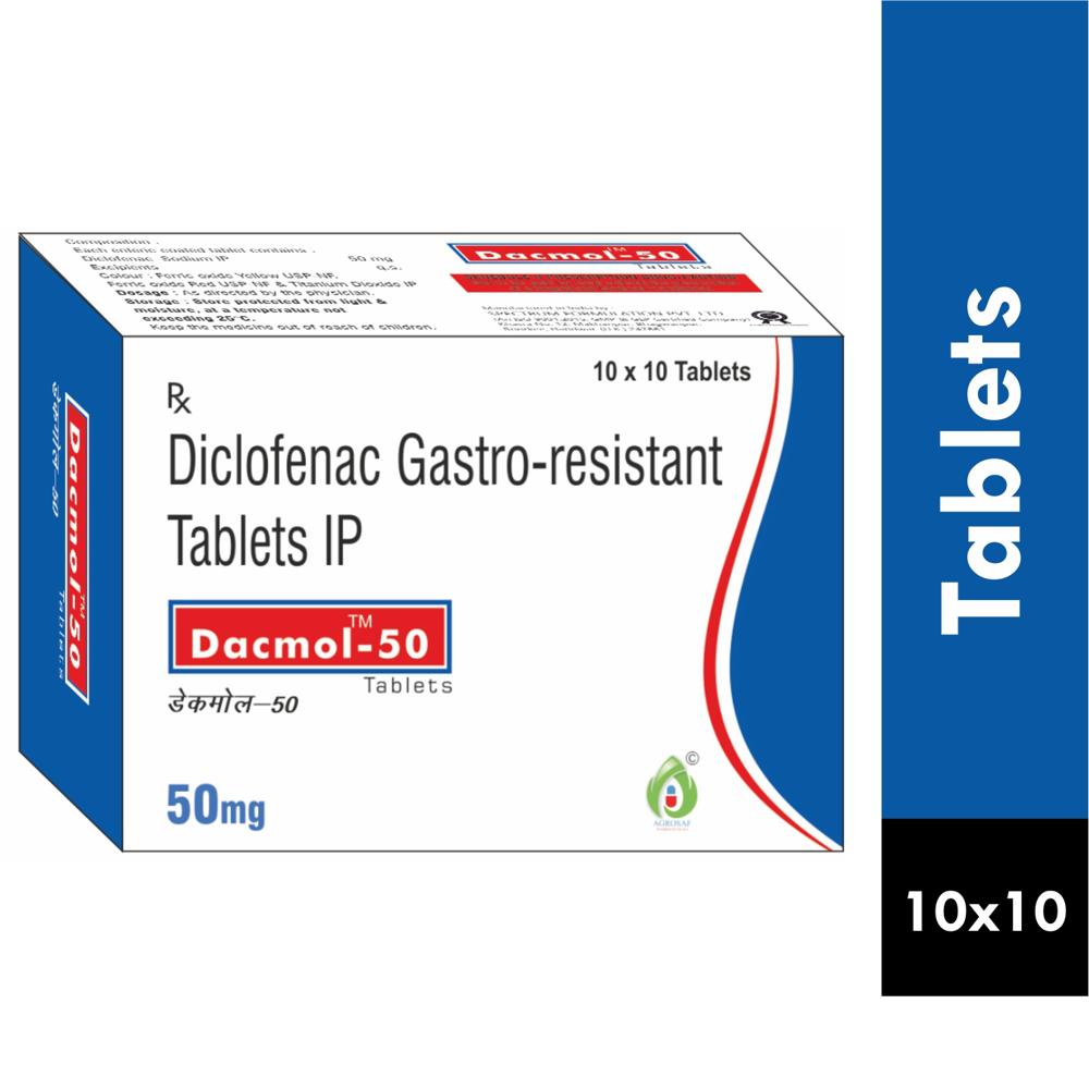 DACMOL 50MG TABLET -DICLOFENAC 50MG
