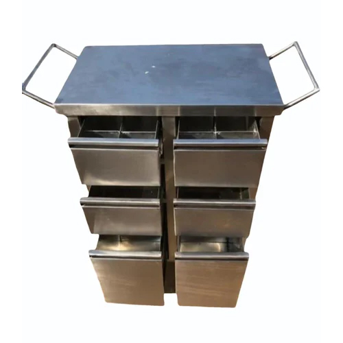 Stainless Steel Masala Trolley