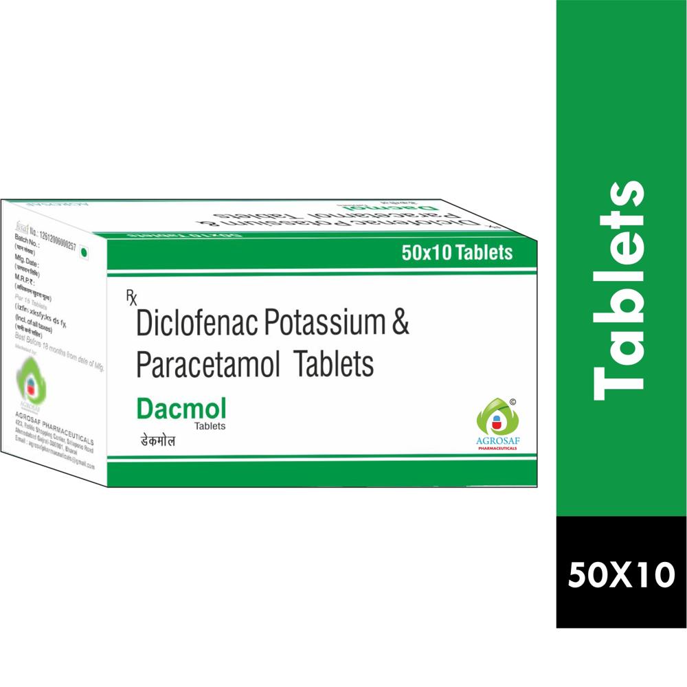DACMOL TABLET - DICLOFENAC 50MG+PARACETAMOL 325MG