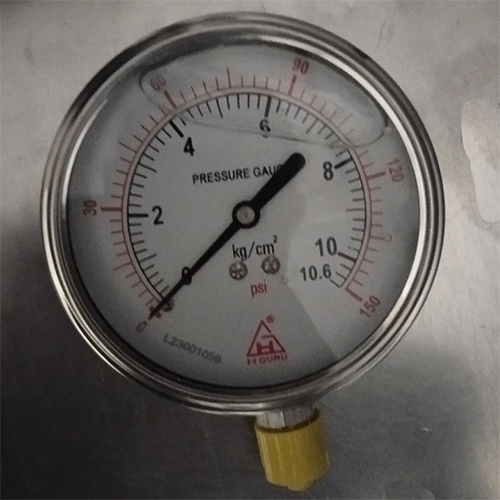 Glycerin Filled Pressure Gauge