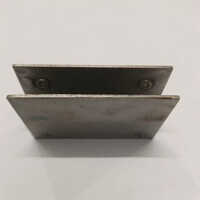 Ss Rectangular Bracket - Stainless Steel 304/316, 100x50x3mm, Silver | Mirror Satin Finish, Load Capacity 80kg, Deburred Edges