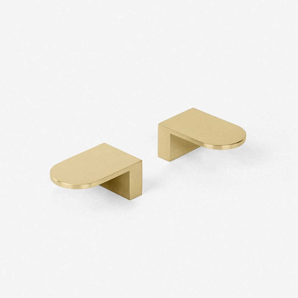 Elite Knob | Kitchen Cabinet Knob | Drawer Knob | Dresser Knob | L-Shape Knob | Wardrobe Knob | Bathroom Knob - Color: Matte Gold