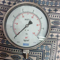 Water Pressure Gauges - Stainless Steel, 100mm Diameter, 0-100 Psi Pressure Range | 1kg Weight, 1/4 Npt Connection, +/-2% Accuracy