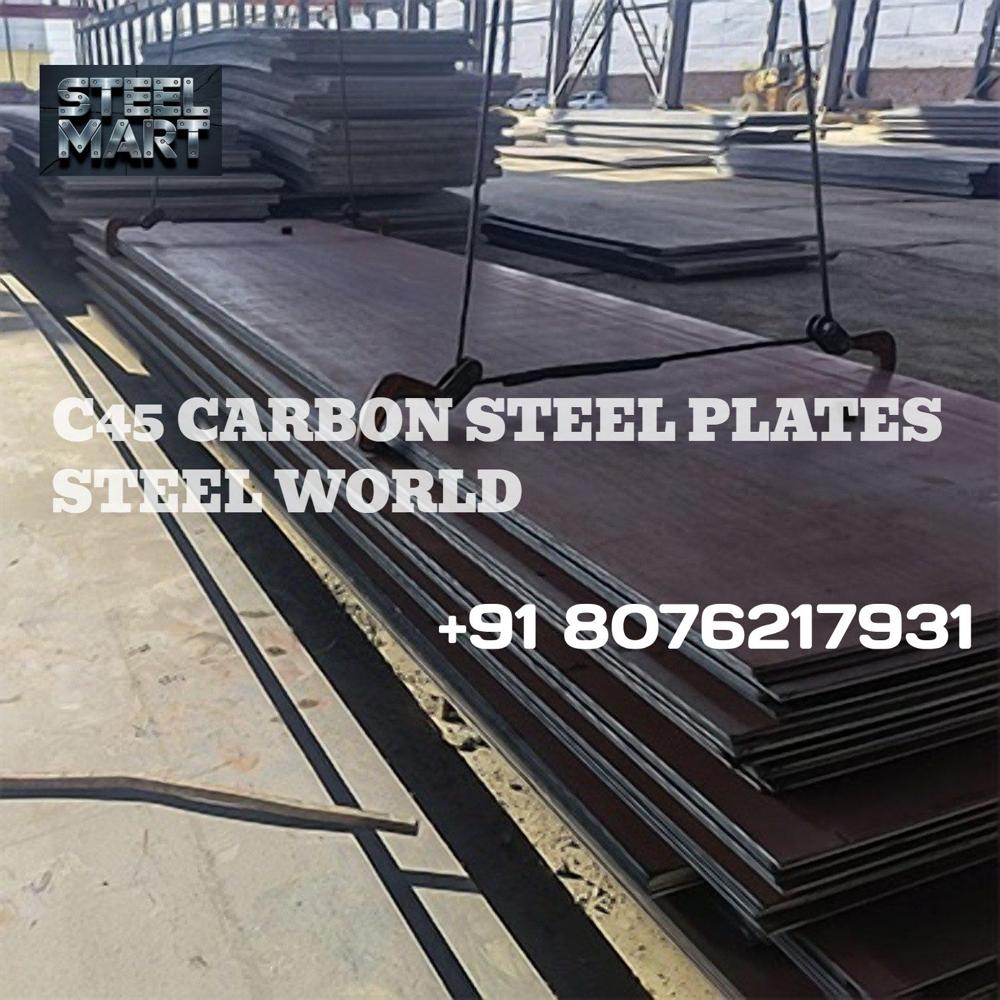 C45 Carbon Steel Plates - Color: Silver