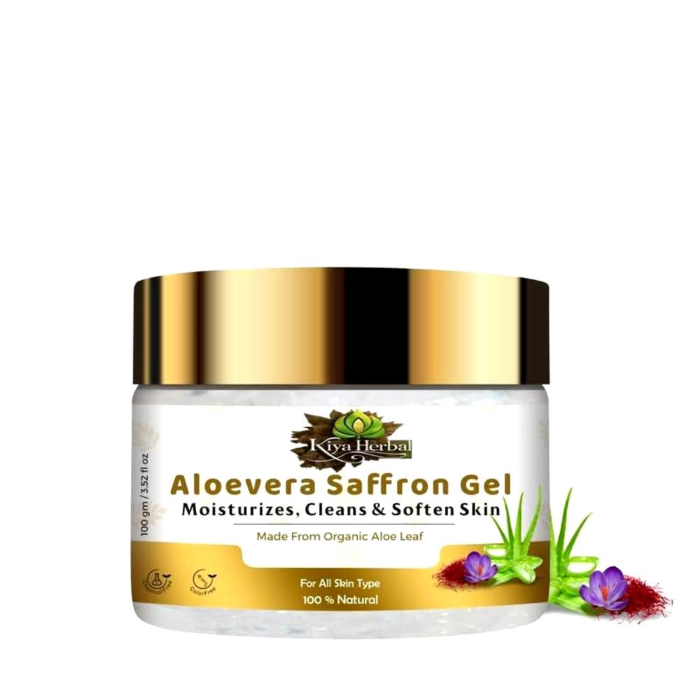 Aloe Vera Gel With Saffron Extract Bulk 100gm - Age Group: 18 Years Above