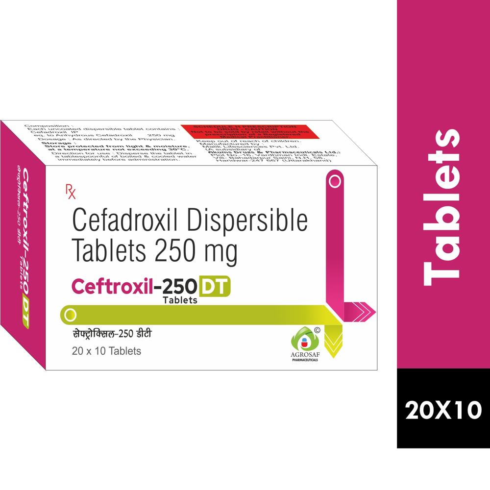 CEFTROXIL 250 DT TABLET - CEFADROXIL DISPERSIBLE 250MG TABLET