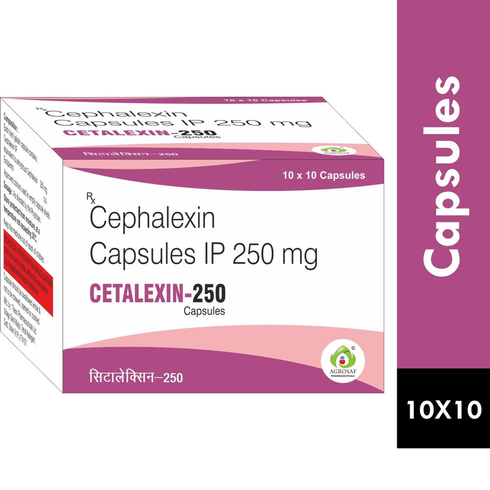 CETALEXIN 250 CAPSULE -Cephalexin 250MG(DOBBLE COLOUR CAPSULE)