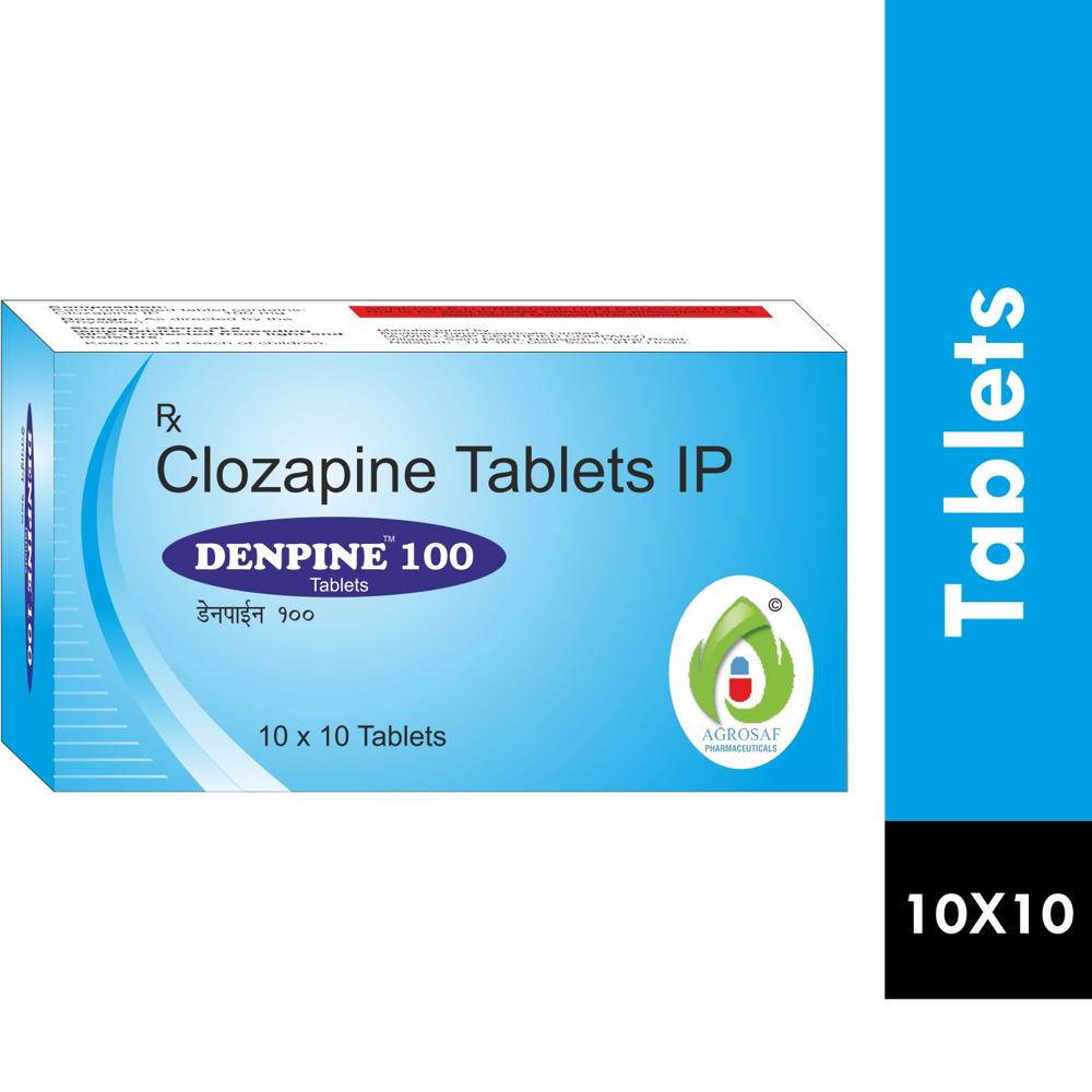 DENPINE 100 TABLET - CLOZAPINE 100MG TABLET