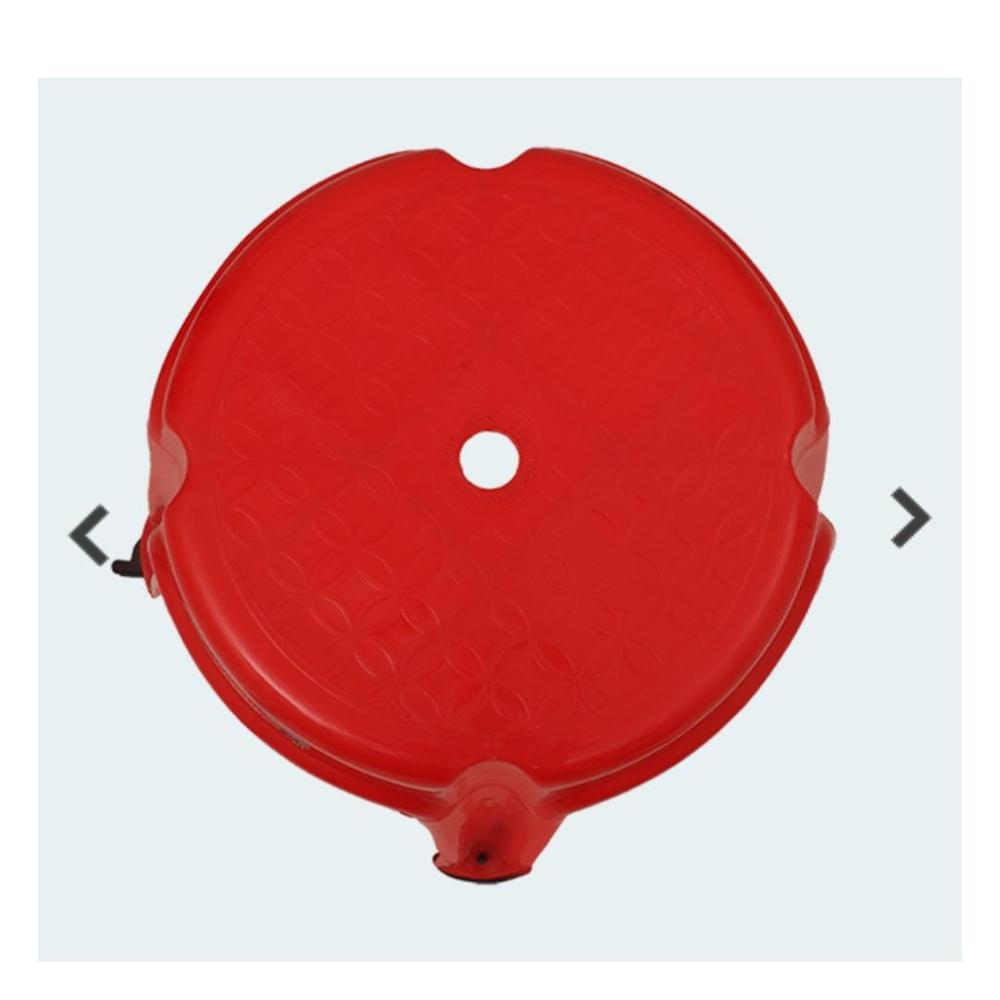Supreme Nova Stool - Plastic, Lightweight Design, Red | Eco-friendly, Good Quality, Smooth Finish, Multipurpose For Versatile Use