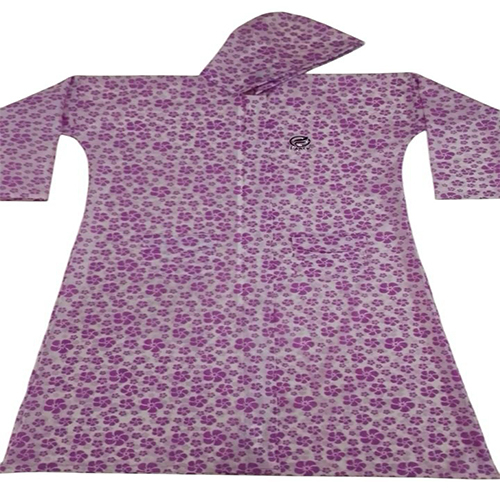 R-49 Flower Printed Rain Coats - Feature: High Quality
