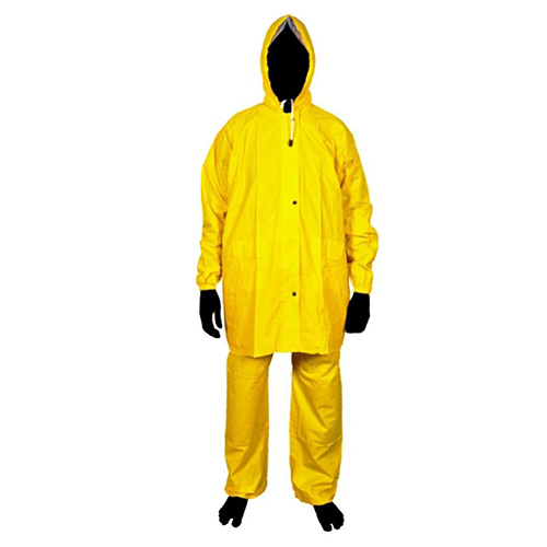 S-12 Safari Yellow Mens Rain Coats - Age Group: Adult