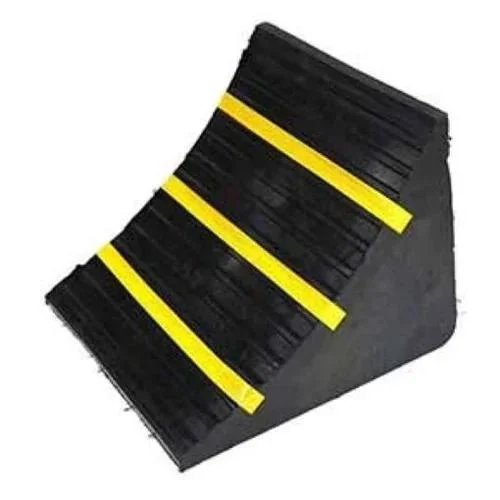Rubber Wheel Stopper - Color: Black