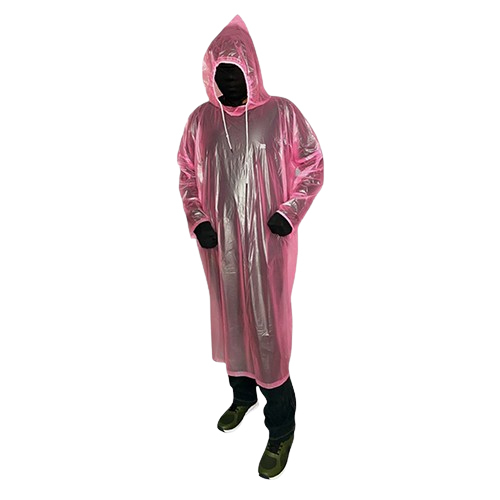 PC-01 Pink Color Rain Coat