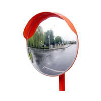 Convex Mirror 18 Inches (45 Cm) - Color: Orange