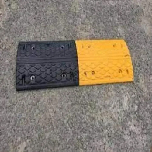 Rubber Speed Breaker 75Mm - Color: Black And Yellow