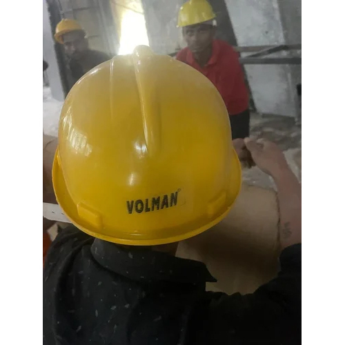 Construction Safety Helmet - Color: Yellow