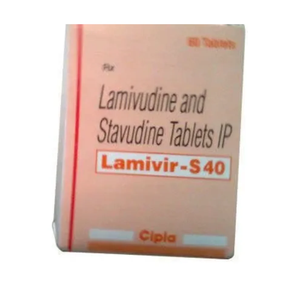 Lamivir  S  Lamivudine 150mg + Stavudine 40mg Tablet 