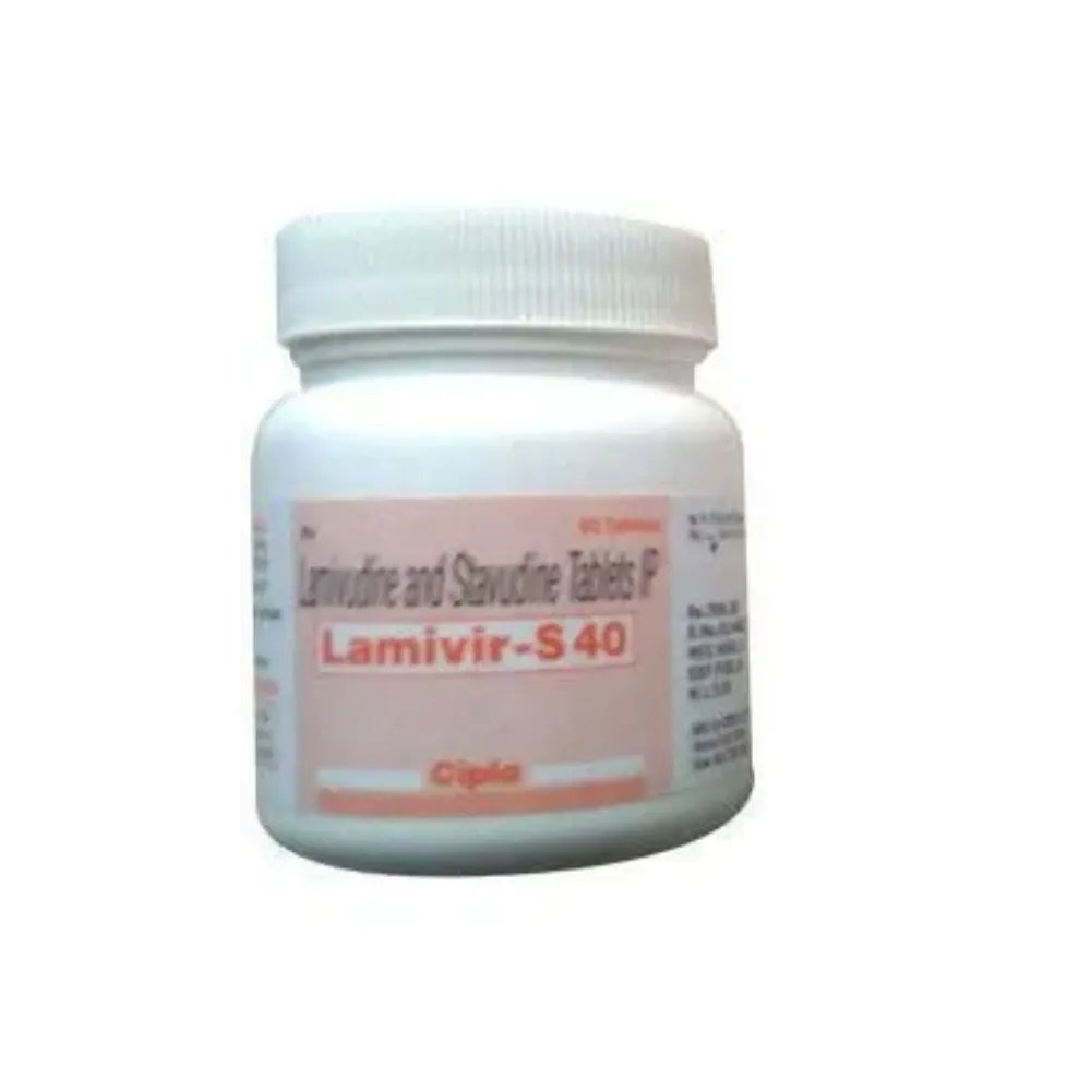 Lamivir  S  Lamivudine 150mg + Stavudine 40mg Tablet 