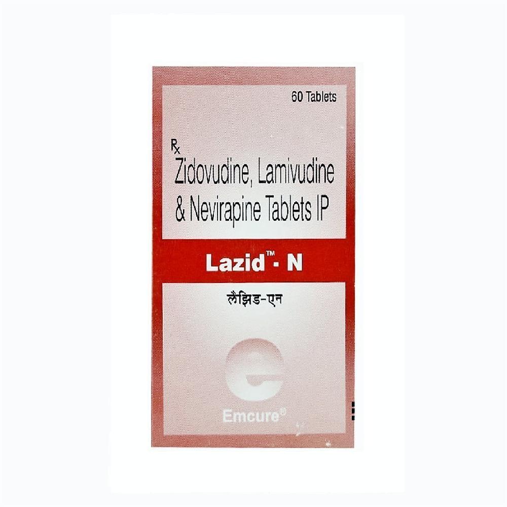 Lazid N Lamivudine 150mg & Zidovudine 300mg+ Nevirapine 200mg